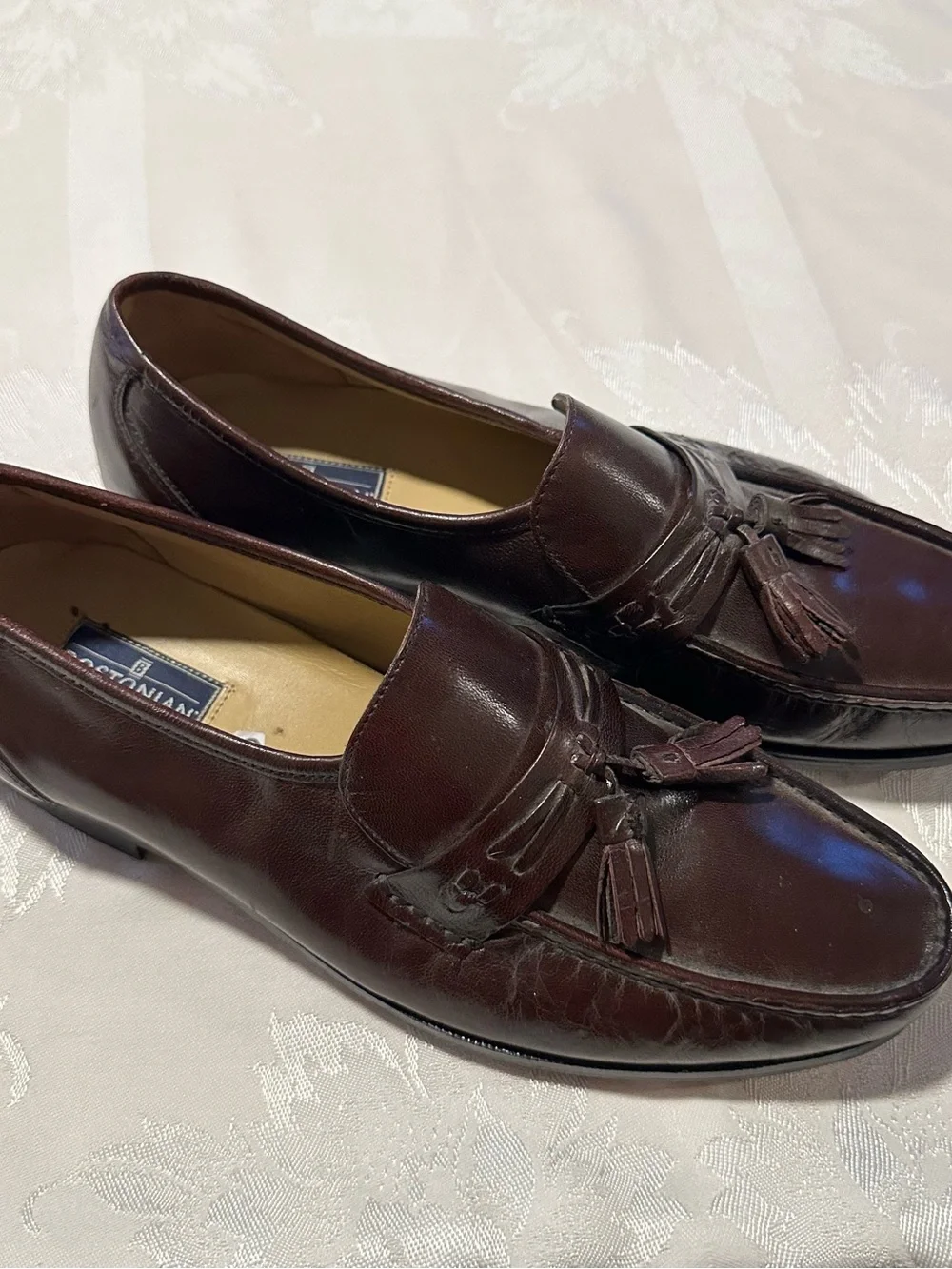 Bostonian Men's Tassel Slip-On Loafers in Dark Brown